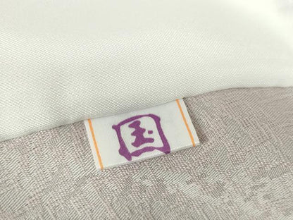 平和屋着物▽訪問着　単衣　霞文　正絹　逸品　DABE4178az