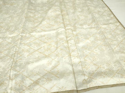 平和屋着物▽訪問着　単衣　亀甲花文　金彩　高島屋扱い　正絹　逸品　DABE4186az
