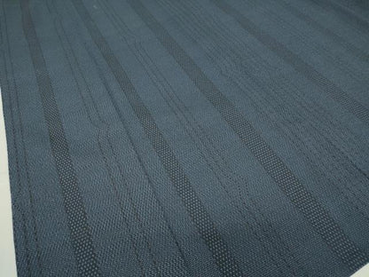 平和屋着物▽本塩沢　単衣　変わり縞　110亀甲　正絹　逸品　DABE4192az