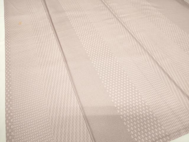 平和屋着物▽上質な小紋　単衣　立涌花間道　正絹　逸品　DABE4198az