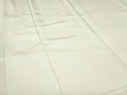 平和屋着物▽上質な色無地　単衣　藍白色　正絹　逸品　DABE4322az