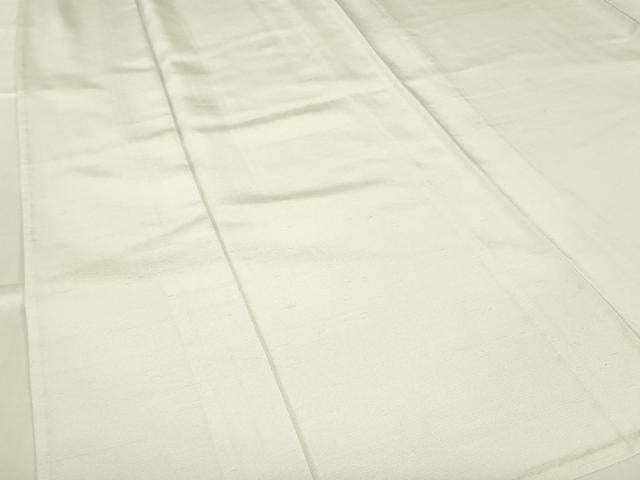 平和屋着物▽上質な色無地　単衣　藍白色　正絹　逸品　DABE4322az