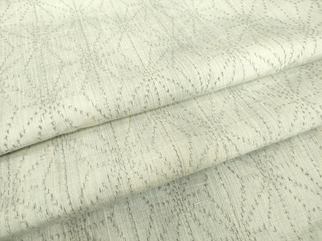 平和屋着物▽訪問着　単衣　麻の葉文　正絹　逸品　DABE4332az