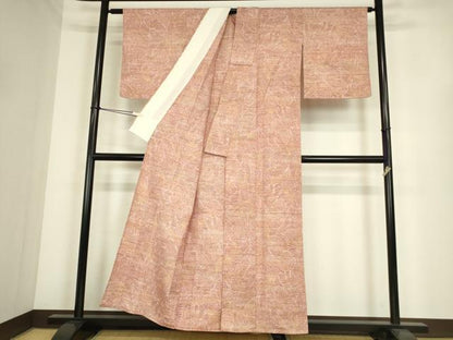 平和屋着物▽訪問着　単衣　花尽くし　正絹　逸品DABE4351az