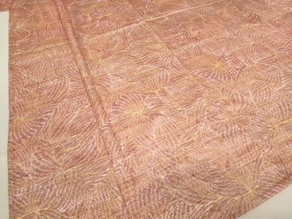 平和屋着物▽訪問着　単衣　花尽くし　正絹　逸品DABE4351az