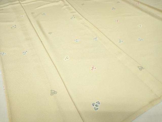 平和屋着物▽小紋　単衣　福良雀　洗える着物　DABE4407az