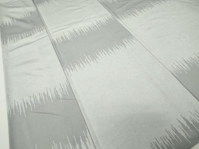 平和屋着物▽小紋　単衣　変わり市松　洗える着物　DABE4410az