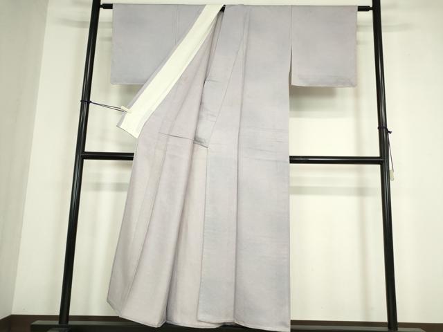 平和屋着物▽江戸小紋　単衣　青海波　暈し染め　正絹　逸品　DABE4414az