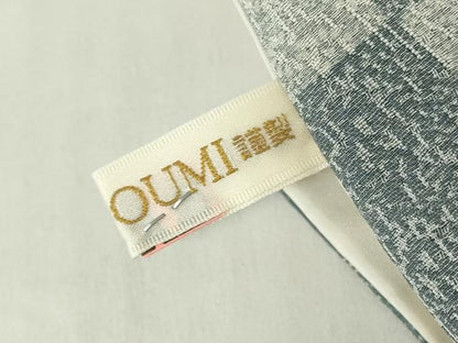 平和屋着物▽江戸小紋　単衣　市松小紋柄　正絹　逸品　DABE4423az