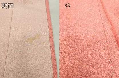 平和屋着物▽江戸小紋　単衣　鼓文　正絹　逸品　DABE4430az