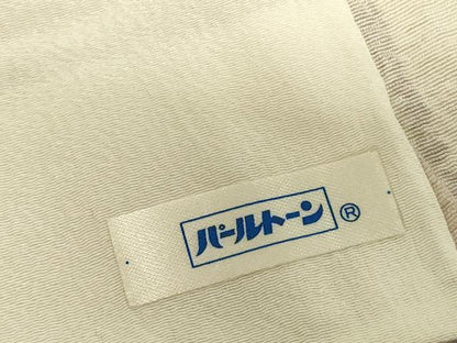 平和屋着物▽上質な小紋　単衣　舞桜文　正絹　逸品　DABE4488az