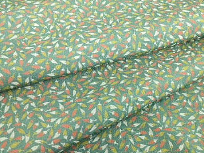 平和屋着物▽上質な小紋　単衣　成り物　正絹　逸品　DABE4489az