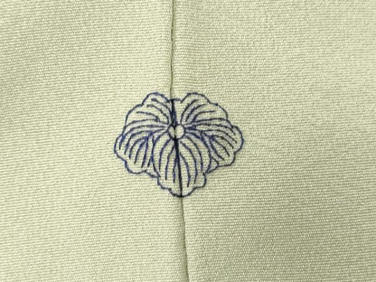 平和屋着物▽本加賀友禅作家　南 克治　訪問着　単衣　枝花文　正絹　逸品　DABE4491az