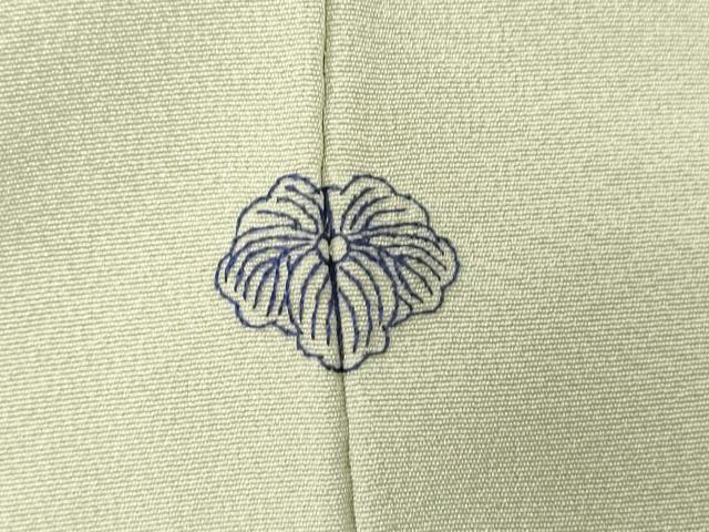 平和屋着物▽本加賀友禅作家　南 克治　訪問着　単衣　枝花文　正絹　逸品　DABE4491az