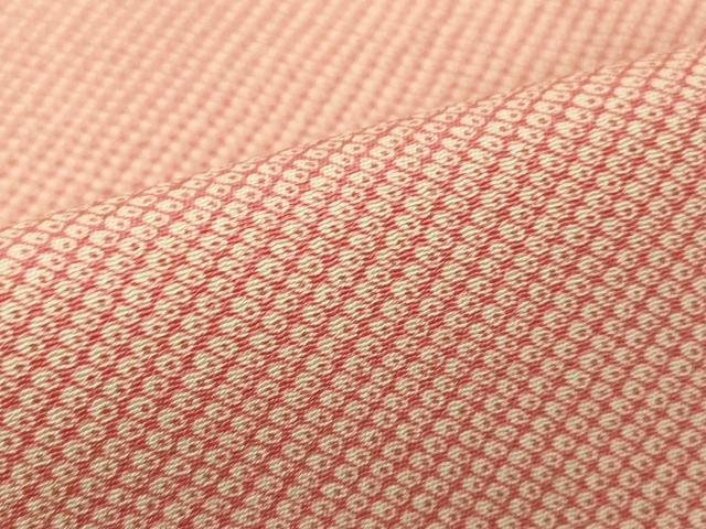 平和屋着物▽江戸小紋　単衣　鹿の子文　正絹　逸品　DABE4503az