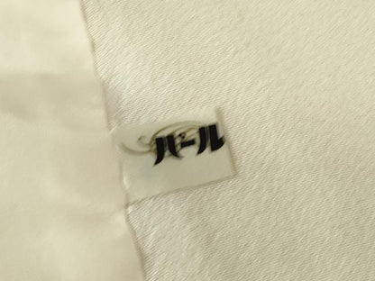 平和屋着物▽訪問着　単衣　作家物　草花シルエット　金銀彩　正絹　逸品　DABE4514az