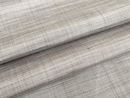 平和屋着物▽上質な紬　単衣　霞文　正絹　逸品　DABE4520az