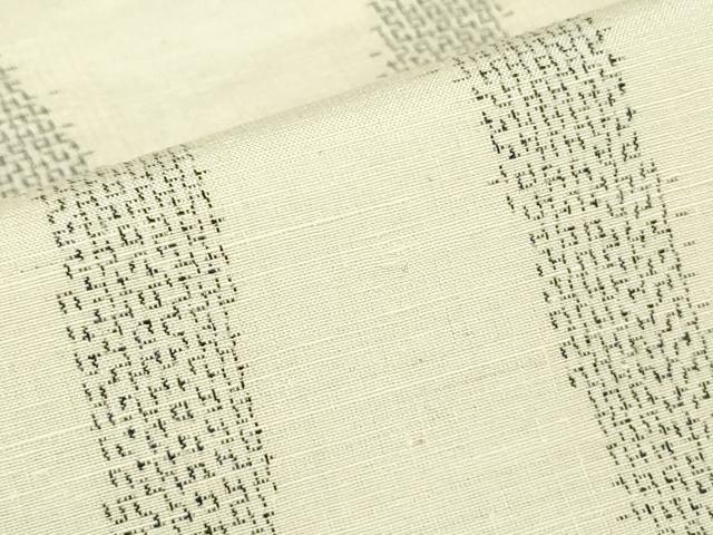 平和屋着物▽上質な紬　単衣　立涌文　正絹　逸品　DABE4522az