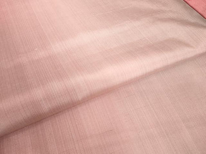 平和屋着物▽上質な紬　単衣　霞文　正絹　逸品　DABE4527az