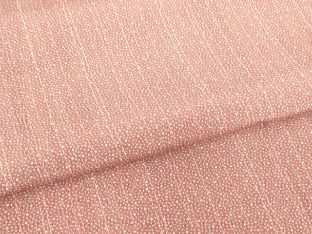 平和屋着物▽上質な小紋　単衣　縞　正絹　逸品　DABE4649az
