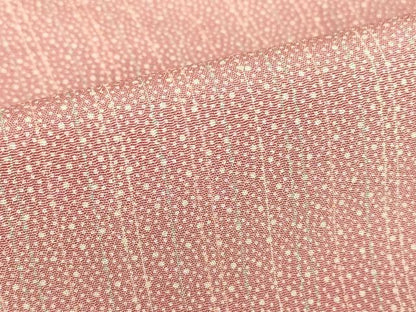 平和屋着物▽上質な小紋　単衣　縞　正絹　逸品　DABE4649az