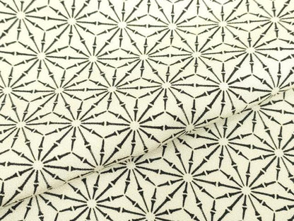 平和屋着物▽上質な小紋　単衣　麻の葉文　正絹　逸品　DABE4662az
