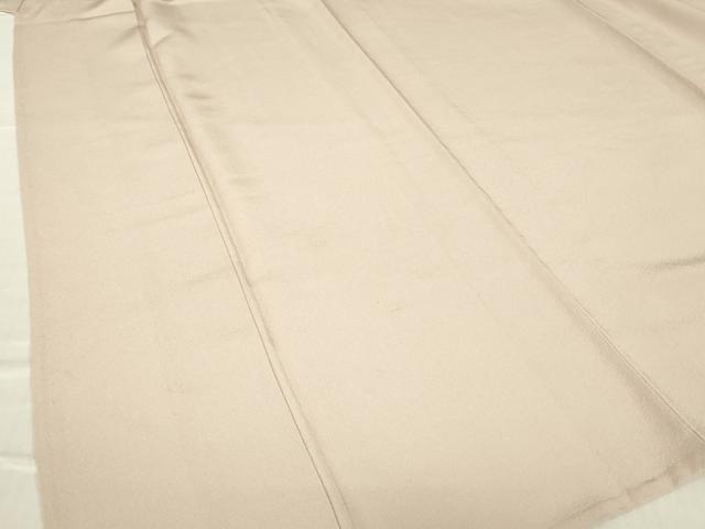 平和屋着物▽上質な色無地　単衣　灰桜色　正絹　逸品　DABE4665az