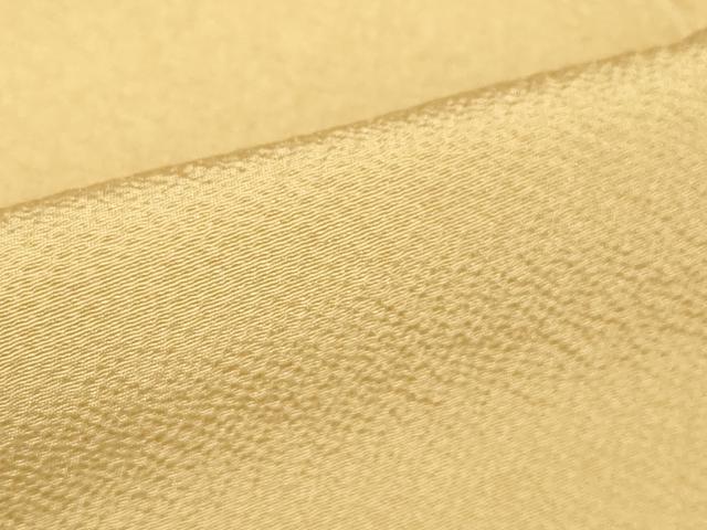 平和屋着物▽上質な色無地　単衣　飴色　正絹　逸品DABE4670az