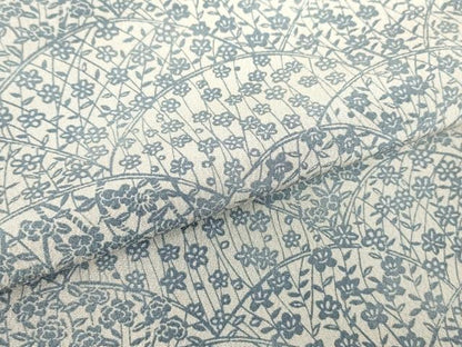 平和屋着物▽上質な小紋　単衣　小花文　正絹　逸品　DABE4675az