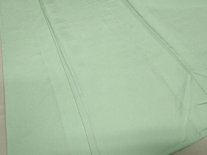 平和屋着物▽上質な色無地　単衣　錆青磁色　正絹　逸品　DABE4677az