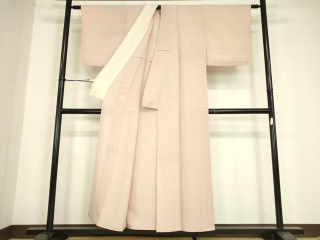平和屋着物▽上質な色無地　単衣　虹色　正絹　逸品　DABE4694az