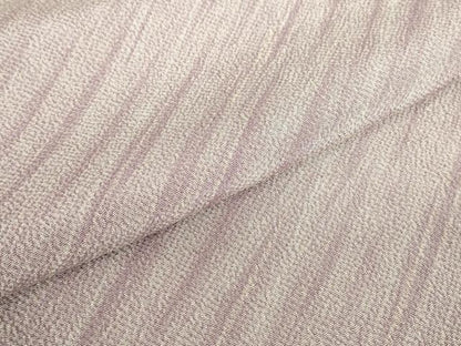 平和屋着物▽上質な小紋　単衣　作家物　斜線文　鬼しぼ縮緬　正絹　逸品　DABE4696az