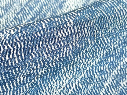 平和屋着物▽上質な小紋　単衣　変わり斜線文　正絹　逸品　DABE4698az