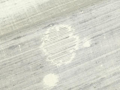 平和屋着物▽上質な紬　単衣　雪輪文　正絹　逸品　DABE4701az