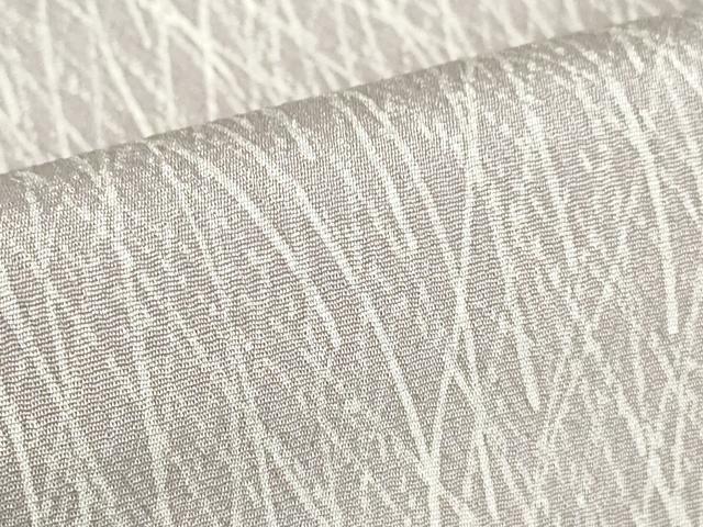 平和屋着物▽上質な小紋　単衣　斜線文　正絹　逸品　DABE4714az