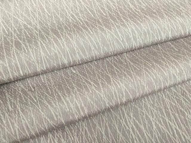 平和屋着物▽上質な小紋　単衣　斜線文　正絹　逸品　DABE4714az