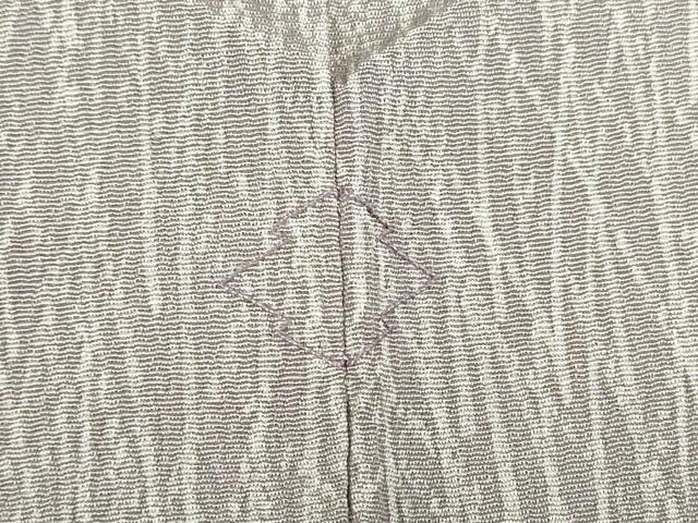 平和屋着物▽上質な小紋　単衣　斜線文　正絹　逸品　DABE4714az