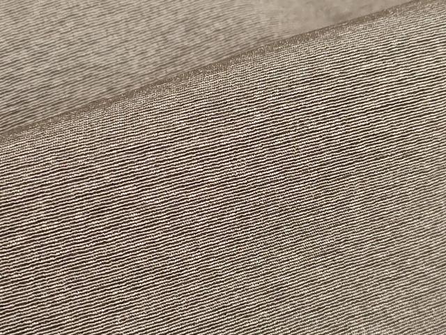 平和屋着物▽上質な色無地　単衣　樺茶色　正絹　逸品　DABE4720az