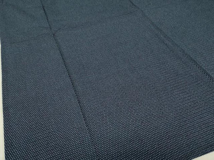 平和屋着物▽男性　本塩沢　単衣　絣文　正絹　逸品　DABE4805az