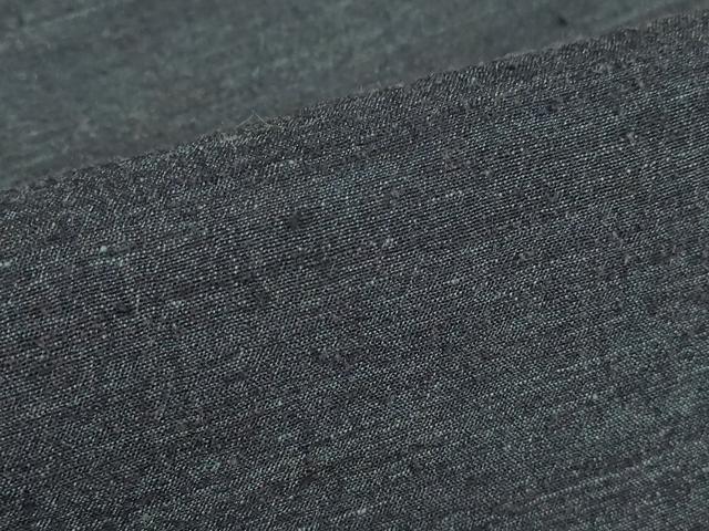 平和屋着物▽男性　紬　単衣　霞文　濃紺色　正絹　逸品　DABE4806az