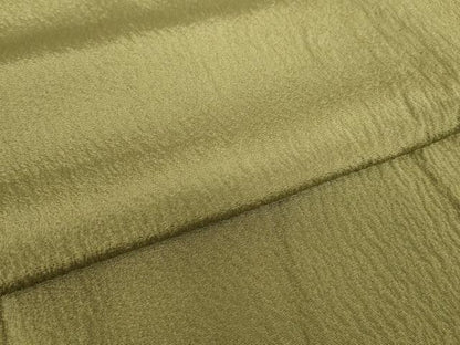 平和屋着物▽男性　色無地　単衣　黄海松茶色　正絹　逸品　DABE4807az