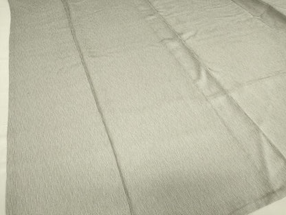 平和屋着物▽上質な小紋　単衣　格子文　正絹　逸品　DABE4808az