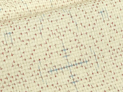 平和屋着物▽白鷹お召　単衣　幾何学文　正絹　逸品　DABE4813az