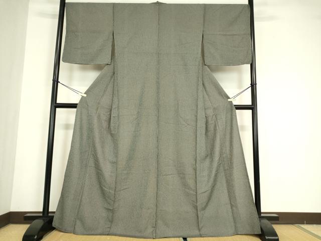 平和屋着物▽江戸小紋　単衣　万筋　洗える着物　DABE4818az