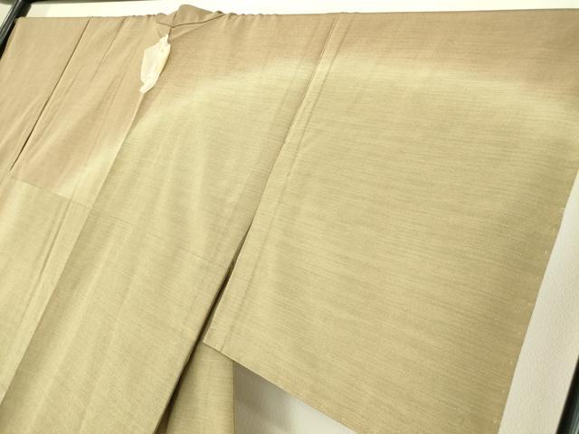 平和屋着物▽本塩沢　やまだ織　訪問着　染色作家　桐村博　単衣　雪の中のきれ　霞文　証紙付き　正絹　逸品　未使用　DABE4832az