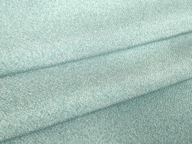 平和屋着物▽上質な小紋　単衣　作家物　霞文　鬼しぼ縮緬　正絹　逸品　DABE4943az
