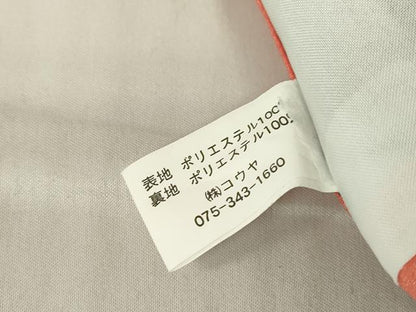 平和屋着物▽小紋　単衣　動物文　洗える着物　DABE4946az