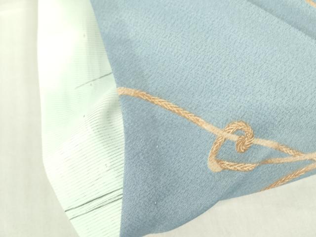 平和屋着物▽小紋　単衣　紐文　洗える着物　DABE4960az