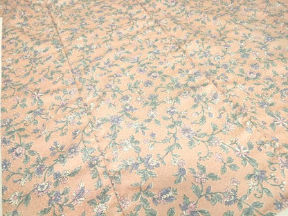 平和屋着物▽小紋　単衣　更紗花文　洗える着物　DABE4970az