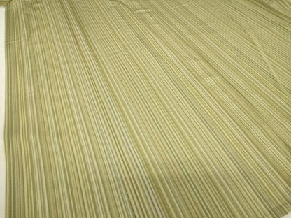 平和屋着物▽上質な小紋　単衣　縞　正絹　逸品　DABE4974az